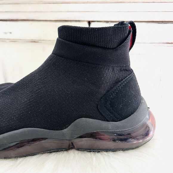 Zara Black Air Cushion Chunky Sole Sock Sneakers Comfort - Womens EU42 US11 - Picture 2 of 8